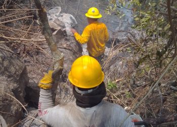 Continúan el combate en el Cañón del Novillo