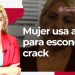 Mujer usa a niña para esconder crack