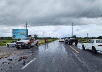 Choque en km 105 de la carretera federal deja varias personas lesionadas