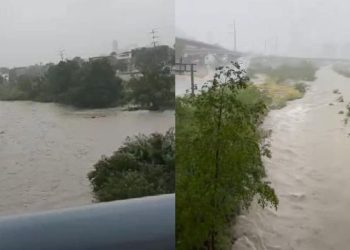 Monterrey: Río Santa Catarina se desborda