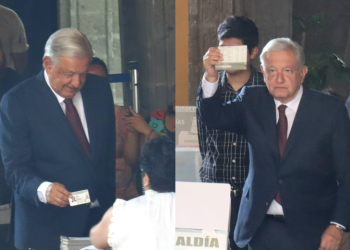 AMLO emite su voto por última vez como Presidente