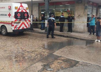 Abuelita muere atropellada por un microbús en Tampico