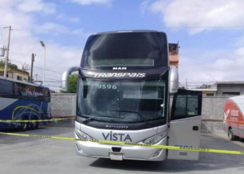 Guardia Nacional escolta autobuses en Reynosa
