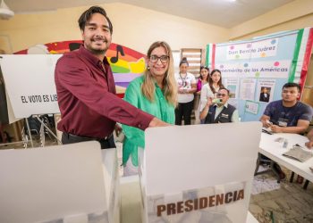 Carlos Peña Ortiz emitió su voto por la continuidad de la Transformación de Reynosa.