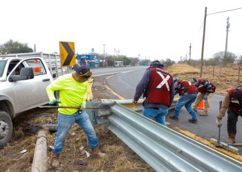 Mejora Gobierno de Reynosa seguridad en carretera