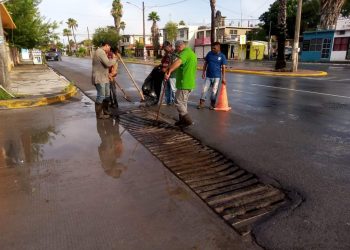 Cumple Gobierno de Reynosa con mantenimiento de drenes y canales