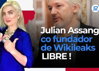 Julian Assange co fundador de Wikileaks LIBRE!