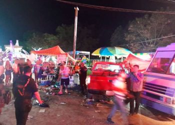 Camioneta atropella a asistentes de feria en Martínez de la Torre, Veracruz