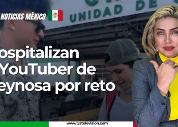 Hospitalizan a YouTube de Reynosa por reto