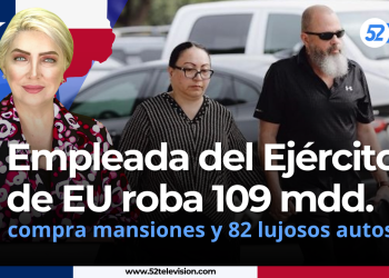 Empleada del ejército de EU roba 109 mdd