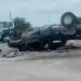 Condado Hidalgo: Conductor huye tras volcar un vehículo y chocar Otro
