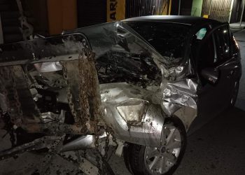 Ebrio choca y lesiona a una menor