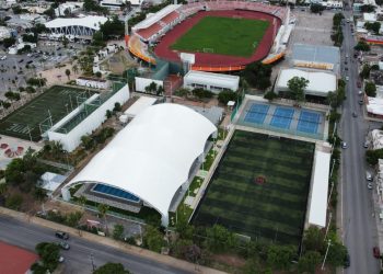 Modernizan pistas deportivas en Tamaulipas