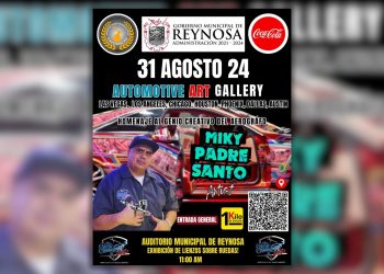 Invita Gobierno de Reynosa conocer el arte de Miky Padre Santo en el Auditorio Municipal este sábado