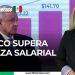 México supera la taza salarial