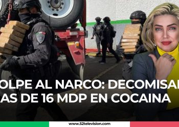 Golpe al narco: Decomisan mas de 16 MDP en cocaína