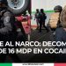 Golpe al narco: Decomisan mas de 16 MDP en cocaína