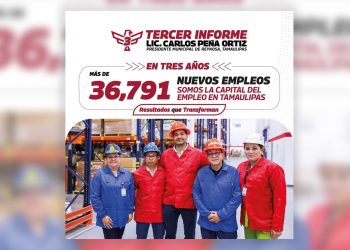 Gobierno de Reynosa presentará el tercer informe de gobierno de Carlos Peña Ortiz