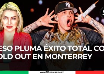 Peso Pluma éxito total con sold out en Monterrey