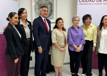 Se reúnen el gobernador y la presidenta del DIF Tamaulipas con Clara Brugada