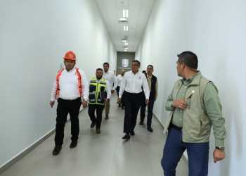 Participa Américo Villarreal en simulacro durante el Día Nacional de Protección Civil