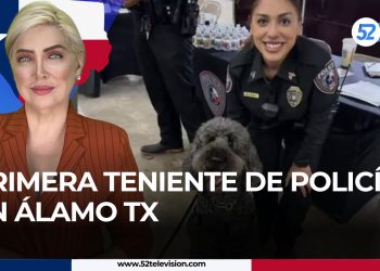 Primera teniente de policía en Alamo, TX.