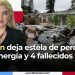 Milton deja estela de pérdidas, sin energía y 4 fallecidos