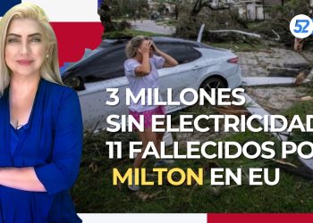 3 millones sin electricidad, 11 fallecidos por Milton en EU