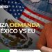 Avanza demanda de México VS EU
