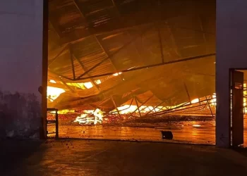 Nuevo León: Incendio en Parque Industrial Dinamo del Norte