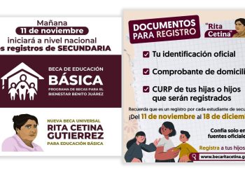 Invita Gobierno de Reynosa al Registro de Beca Universal para Estudiantes de Secundaria