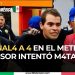Apuñala a 4 en el metro; agresor intento matarse