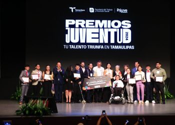 Premia Tamaulipas a talentosos jóvenes y deportistas tamaulipecos