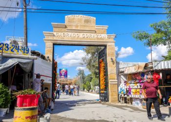 Gobierno de Reynosa remodela fachada y oficina del panteón “Sagrado Corazón”