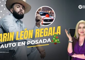 Carin León regala auto en posada