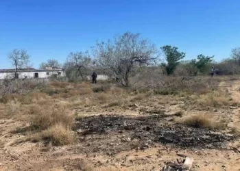 Encuentran restos calcinados en rancho abandonado