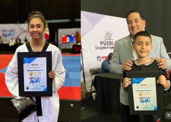 Tamaulipecos Fernanda Sierra y José María Núñez triunfan en el Grand Slam de Taekwondo