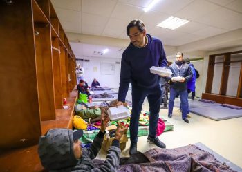 Supervisa Gobierno de Reynosa atención a personas en albergue temporal