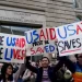 Protestan contra Trump por desmantelar USAID