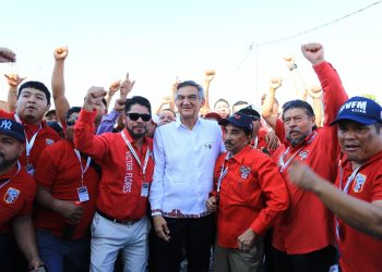 Inauguran Gobierno de Tamaulipas y CPKC, puente ferroviario que duplicará intercambio comercial