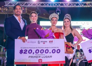 Coronó Carlos Peña Ortiz a la Señorita Fiestas de Aniversario Reynosa 2025