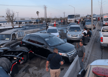 Accidente Múltiple en la carretera Río Bravo-Reynosa causa caos