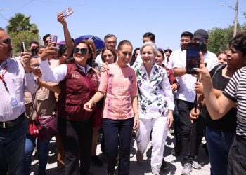 Llega presidenta Claudia Sheinbaum a Reynosa y anuncia apoyos para familias damnificadas por lluvias