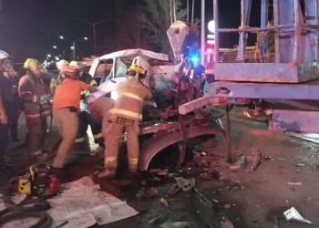 Fatal choque por alcance en Apodaca