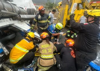 Accidente en la Monterrey–Saltillo moviliza a cuerpos de rescate