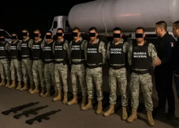 Capturan a 11 elementos de la Guardia Nacional por robo de combustible
