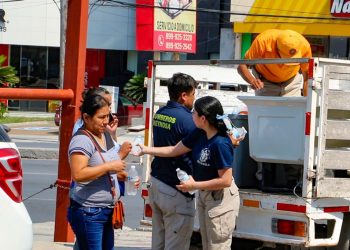 Activó Gobierno de Reynosa operativo de dotación de agua por calor extremo