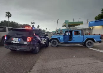 Persecución de vehículo robado termina en Brownsville
