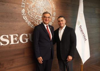 Presenta gobernador avances de seguridad en Tamaulipas a García Harfuch