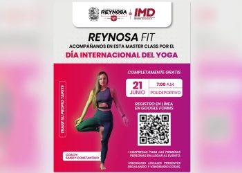 Invita Gobierno de Reynosa a la Master Class Reynosa Fit